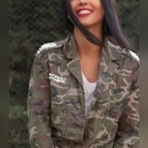 Bluenotes | Commando Military Cropped Jacket  NWT